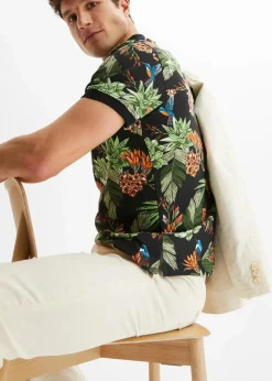 Piqué-Poloshirt aus reiner Baumwolle|bonprix Online