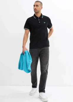 Piqué-Poloshirt aus reiner Bio-Baumwolle|bonprix Clearance