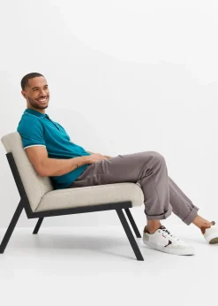 bonprix Shirts & Polos|Große Größen|Piqué-Poloshirt aus reiner Baumwolle (2er Pack) kobalttürkis+dunkelblau