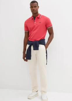 Piqué-Poloshirt aus reiner Baumwolle (2er Pack)|bonprix Clearance