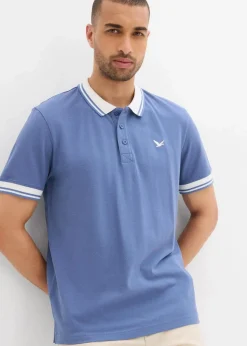 Piqué-Poloshirt aus reiner Bio-Baumwolle|bonprix Clearance