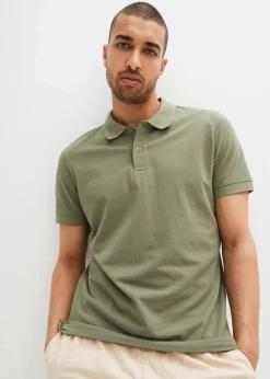 Piqué-Poloshirt aus reiner Bio-Baumwolle|bonprix New