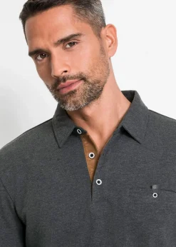 Piqué-Poloshirt, Langarm|bonprix Best