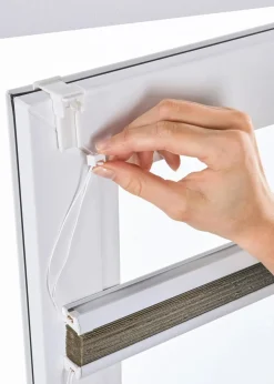 Plissee mit Blätter Druck|bonprix Hot