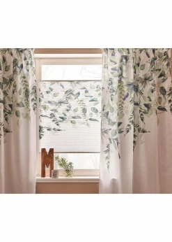 Plissee mit Blätter Druck|bonprix Hot