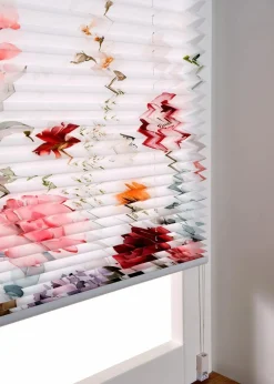 Plissee mit Blumendruck|bonprix Clearance