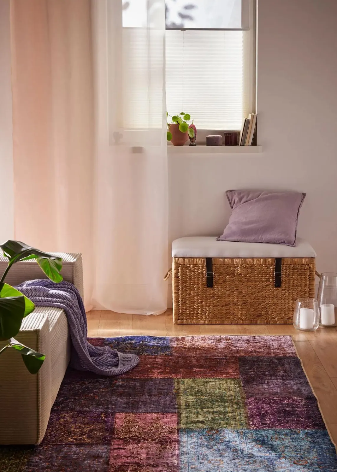 bonprix Plissees|Plissee ohne Bohren creme