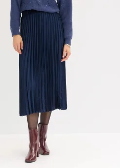 Plissée-Rock aus feinem Satin|bonprix Best