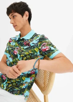 Poloshirt aus reiner Bio-Baumwolle, Kurzarm|bonprix Online