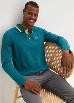 Poloshirt aus reiner Bio-Baumwolle (2er Pack)|bonprix Clearance