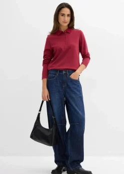 Poloshirt aus schwerer Bio-Baumwolle|bonprix Clearance