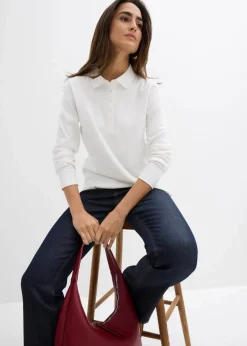 Poloshirt aus schwerer Bio-Baumwolle|bonprix Outlet