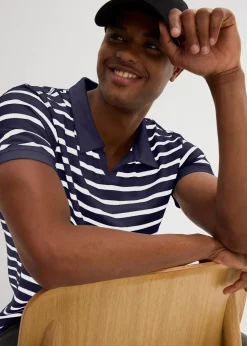 Poloshirt mit Bio-Baumwolle|bonprix Clearance