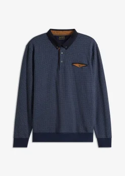 Polo-Sweatshirt aus Bio-Baumwolle|bonprix Discount