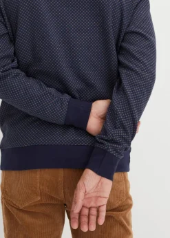 Polo-Sweatshirt aus Bio-Baumwolle|bonprix Discount