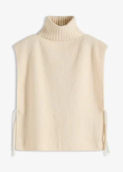 bonprix Ponchos|Schuhe & Accessoires In Spezialgrößen·Tücher & Ponchos|Poncho naturbeige