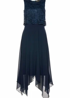 Premium Chiffonkleid mit Spitze|bonprix Sale