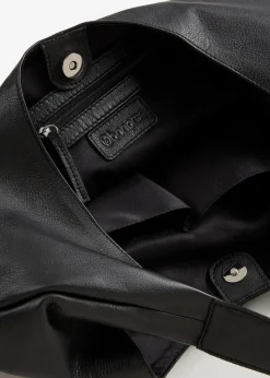 bonprix Taschen|Premium|Premium Ledershopper schwarz
