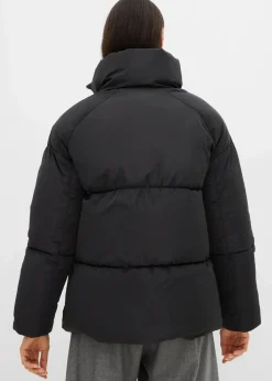bonprix Bekleidung·Hosen|Nachhaltigere Materialien|Puffer-Jacket schwarz