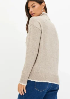 bonprix Bekleidung·Umstandsmode|Bekleidung·Jeans|Pullover sand