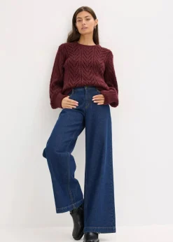 bonprix Bekleidung·Umstandsmode|Strickmode|Pullover weinrot