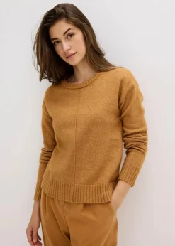 bonprix Pullover & Strickjacken|Bekleidung·Jeans|Pullover haselnuss