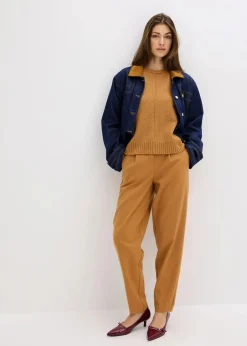 bonprix Pullover & Strickjacken|Bekleidung·Jeans|Pullover haselnuss