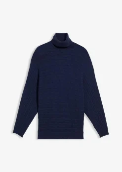 bonprix Bekleidung·Umstandsmode|Pullover & Strickjacken|Pullover aus Merinowolle dunkelblau