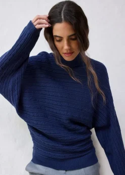 bonprix Bekleidung·Umstandsmode|Pullover & Strickjacken|Pullover aus Merinowolle dunkelblau
