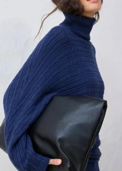 bonprix Bekleidung·Umstandsmode|Pullover & Strickjacken|Pullover aus Merinowolle dunkelblau