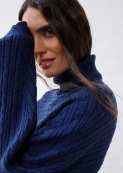 bonprix Bekleidung·Umstandsmode|Pullover & Strickjacken|Pullover aus Merinowolle dunkelblau