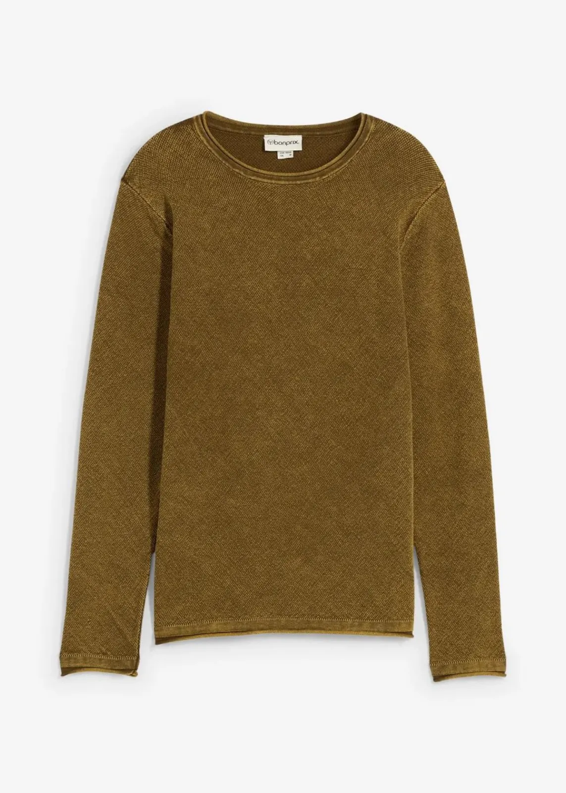 Pullover in gewaschener Optik, Slim Fit|bonprix