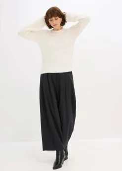 Pullover in Plüsch-Optik|bonprix Discount