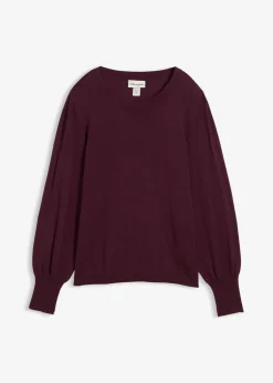 Pullover mit Ballon-Ärmel|bonprix