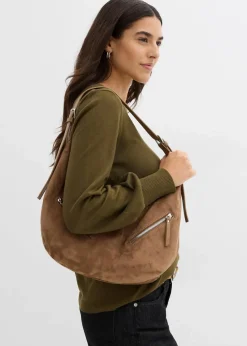 bonprix Strickmode|Pullover & Strickjacken|Pullover mit Ballon-Ärmel erdoliv