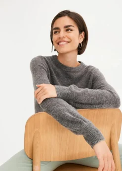 Pullover mit Ballonärmeln|bonprix Clearance