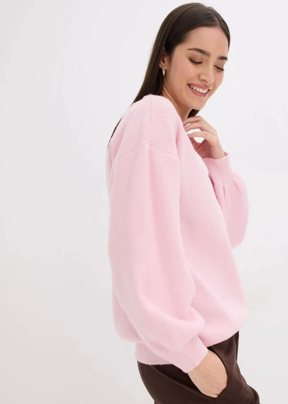 Pullover mit Ballonärmeln|bonprix Best