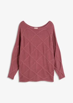 Pullover mit horizonatalem Zopfmuster|bonprix Best