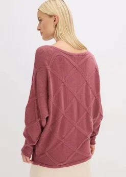 Pullover mit horizonatalem Zopfmuster|bonprix Best