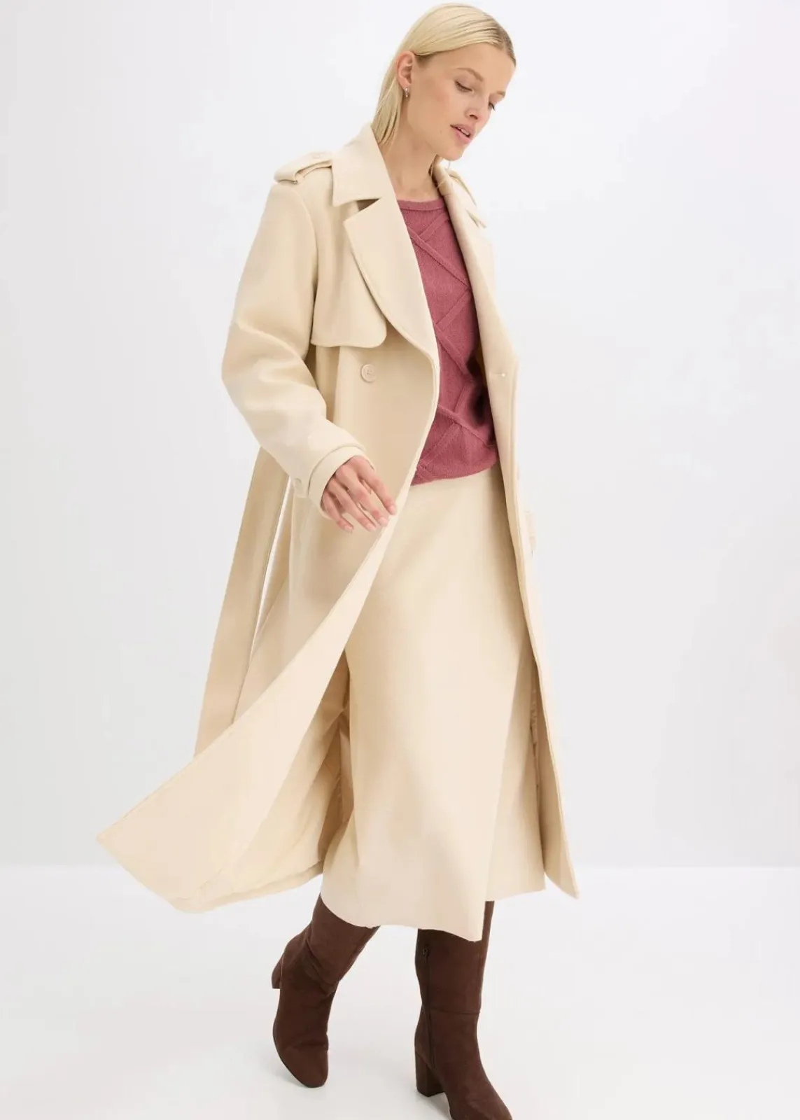 Pullover mit horizonatalem Zopfmuster|bonprix Best