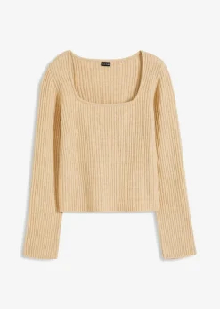 Pullover mit Karree-Ausschnitt|bonprix Best