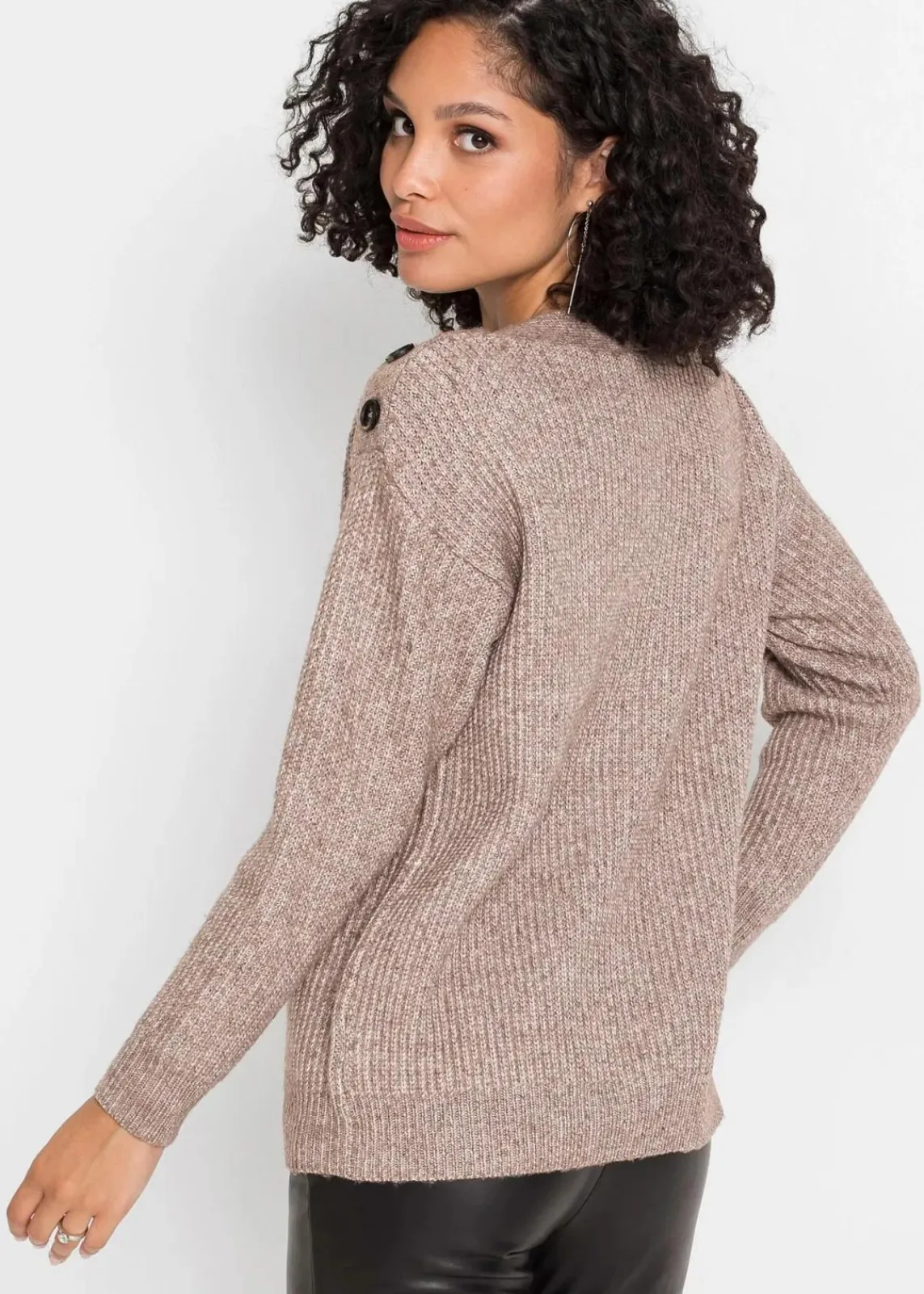 Pullover mit Knöpfen|bonprix