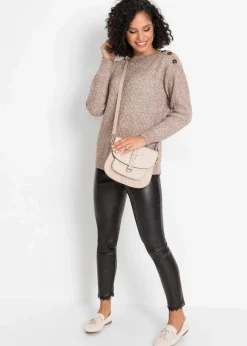 Pullover mit Knöpfen|bonprix