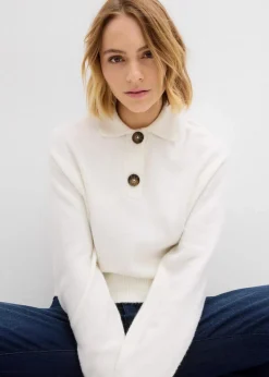 Pullover mit Kragen|bonprix New