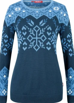 bonprix Bekleidung·Umstandsmode|Pullover & Strickjacken|Pullover mit Norwegermuster dunkelblau Norwegermuster