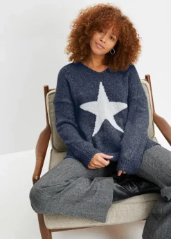 Pullover mit Stern|bonprix Outlet