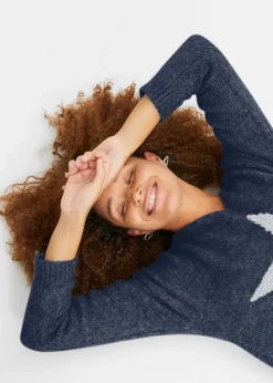Pullover mit Stern|bonprix Outlet