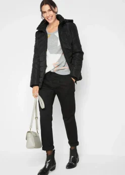 bonprix Bekleidung·Umstandsmode|Bekleidung·Jeans|Pullover mit Sternendruck hellgrau meliert bedruckt