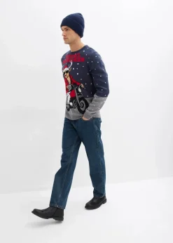 Pullover mit Weihnachtsmotiv|bonprix Clearance