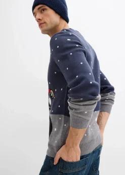 Pullover mit Weihnachtsmotiv|bonprix Clearance